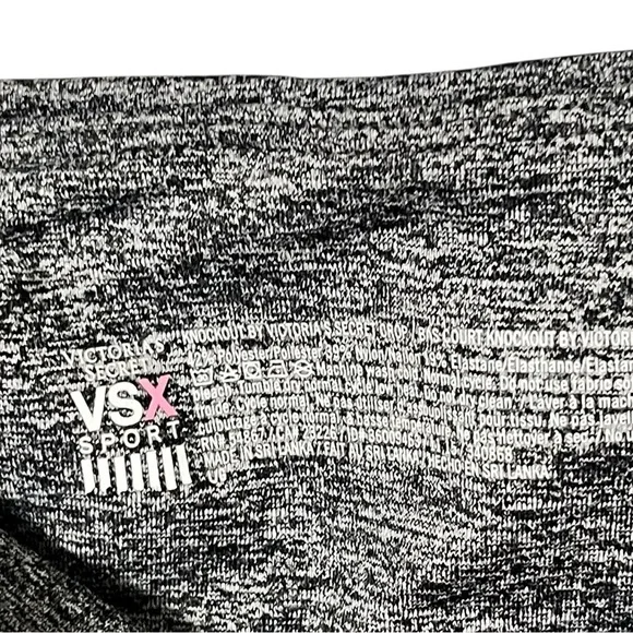 Victoria's Secret Sport Knockout Capri Leggings Size Large Heathered Gray - Picture 3 of 4